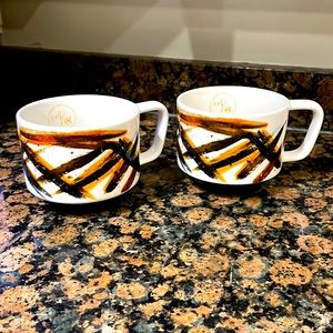 Starbucks 2014 Artisan Series 04/08 Limited Edition 12oz Coffee Mugs (Set of 2)